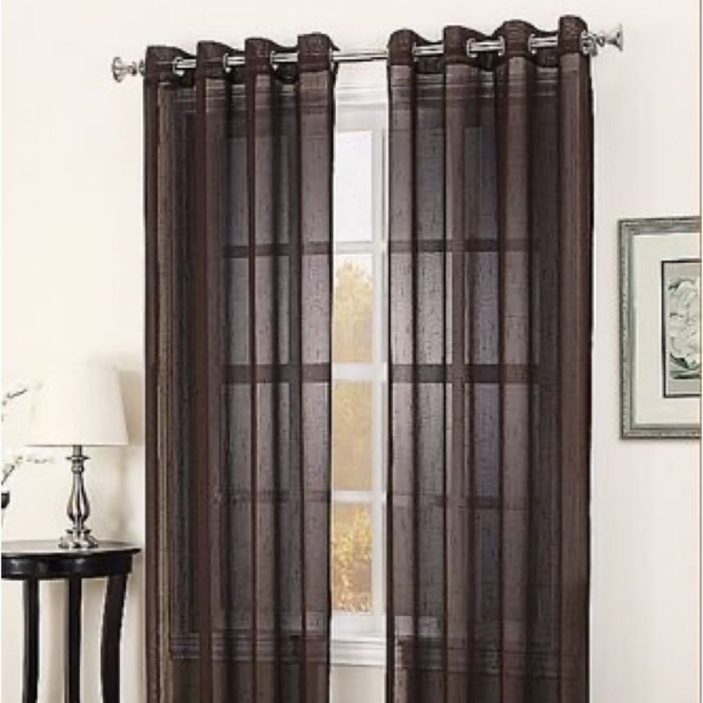 Brynn Grommet Curtains Cocoa. NEW